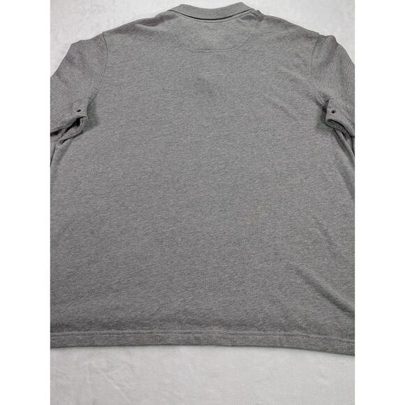 Timberland XL Gray Weathergear Long Sleeve Polo 100% Cotton - Picture 11 of 11